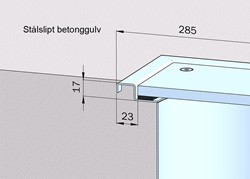 Stålslipt betonggulv