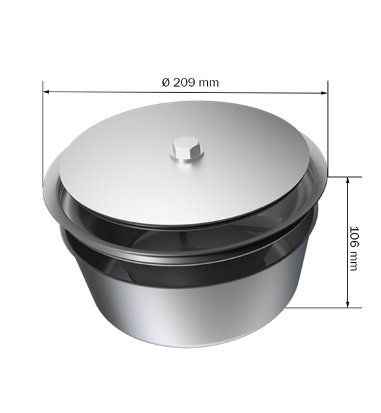 Trap with shut-off function