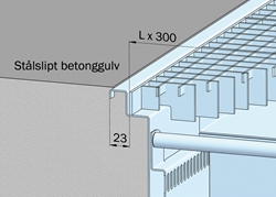 Stålslipt betonggulv