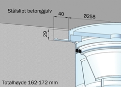 Stålslipt betonggulv